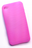 Silikonecover til iPhone 4 med camouflagemønster, lyserød