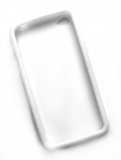 Silikonecover til iPhone 4, hvid