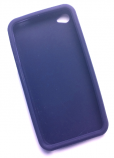 Silikonecover til iPhone 4, marineblå