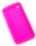 Silikonecover til iPhone 4, neonpink