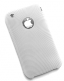 iPhone 3G/3G[S] silikonecover, gennemsigtig hvid