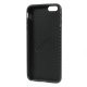 iPhone 6 Plus Cover i TPU-gummi betrukket med kulfiber/PU-læder, Sort