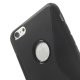 iPhone 6 Plus cover i med S-mønster, sort