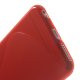 iPhone 6 Plus cover i med S-mønster, rød