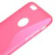 iPhone 6 cover med bølgemønster, pink