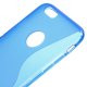 iPhone 6 cover med bølgemønster, blå