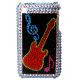iPhone 3G bling cover med rød guitar