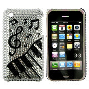 iPhone 3G bling cover med piano