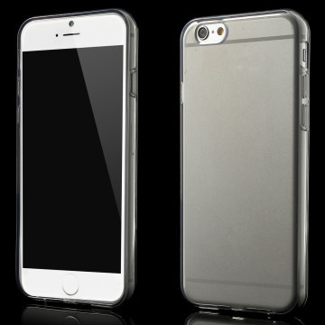 Gennemsigtigt iPhone 6 cover i TPU, grå