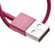 Kort USB Lightning Kabel på ca. 20cm, rød