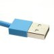 Kort USB Lightning Kabel på ca. 20cm, blå
