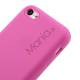 Blødt silikonecover til iPhone 5C, pink