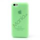 Blødt silikonecover til iPhone 5C, grøn