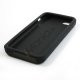 iPhone 5C silikonecover med dækmønster, sort