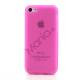 Mat Gennemsigtigt iPhone 5C TPU cover, pink