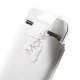 PU Læder-sleeve med trækstrop og velcrolås til iPhone 5 5S og 5C, hvid