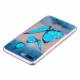 iPhone 7+/8+ TPU cover - Blå sommerfugle