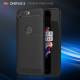 Kulfibermønster TPU-cover til OnePlus 5, mørkeblå