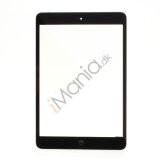 iPad Mini frontpanel inkl glas, digitizer, homeknap og IC chip, sort