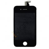 iPhone 4S skærm, glas, ramme og LCD, sort