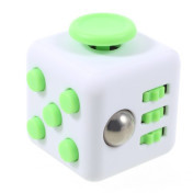 Fidget cube - hvid/grøn
