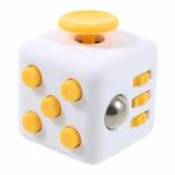 Fidget cube - hvid / gul