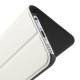 iPhone 5C kunstlæderetui med vandret åbning, hvid