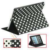 Magnetisk Wake / Sleep Kunstlæder Smart taske til Den Nye iPad 3:e 2:e 4th Gen med Polka Dot Mønster, Flere farver