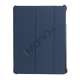Stilfuld Kunstlæder Smart Cover med holder til iPad 2 3 4 - Blå