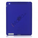 Blødt Silikone Cover Taske til Den Nye iPad 2. 3. 4. Generation - Blue