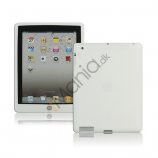 Ny iPad 2. 3. 4. Gen Silikone Case Skin Cover med Home Button - Hvid