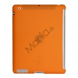 Naked Smart Cover Companion Silikone Taske til Den Nye iPad 2. 3. 4. Gen - Orange