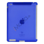 Naked Smart Cover Companion Silikone Taske til Den Nye iPad 2. 3. 4. Gen - Mørkeblå