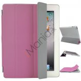 Fabulous Kunstlæder Smart Cover til iPad 3rd Generation den nye iPad - Pink
