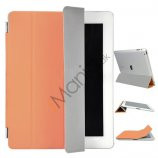 iPad 3rd Generation Den Nye iPad Kunstlæder Smart Cover - Orange