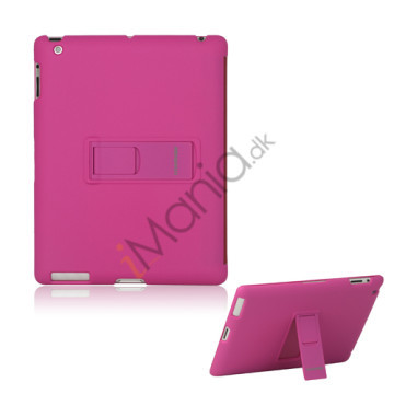 Slim Magnetisk Hard Smart Cover med Stand til Den Nye iPad 2. 3. 4. Generation - Rose