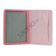 Stilet Microfiber Case Cover med stativ til Den Nye iPad 2 3 4 - Pink