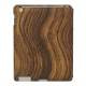 Folding Træ Grain Leather Stand Smart Cover til iPad 2 3 4