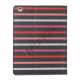 Vandret Stripe Kunstlæder Smart Cover til iPad 4. 3. 2nd Gen - Marineblå