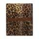 Leopard Kunstlæder Taske Stand med bælte og Spænde til iPad 2. 3. 4. Gen - Brun