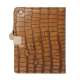 Hermes Folio Style Krokodille Kunstlæder Taske Cover Holder til iPad 2. 3. 4. Generation - Brown