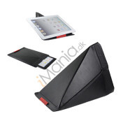 Premium Ægte Læder Flip Etui Taske med holder til iPad 2 den nye iPad 3rd gen