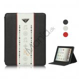 Folio Style PU Kunstlæder Case Cover med holder til iPad 2. 3. 4. generation, Flere farver