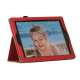 Folio PU Kunstlæder Cover Case med holder til iPad 4 3. 2nd Generation - Rød