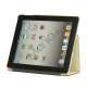 Premium Canvas Folio Case Holder til iPad 2 3 4 - Hvid