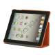 Premium Canvas Folio Case Holder til iPad 2 3 4 - Orange