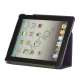 Premium Canvas Folio Case Holder til iPad 2 3 4 - Lilla