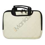 10,2 tommer  Kunstlæder håndtaske taske til Den Nye iPad 2 3 4 Samsung P7500 P7510 P5100 - Hvid