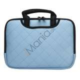 10,2 tommer  Kunstlæder håndtaske taske til Den Nye iPad 2 3 4 Samsung P7500 P7510 P5100 - Baby Blue