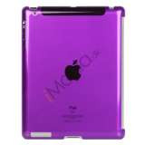 Klar Smart Cover Companion Crystal Case til iPad 2 Den nye iPad 3rd Generation - Lilla